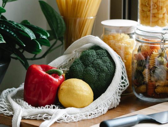 I try to add color to my diet, which means vegetables and fruits.