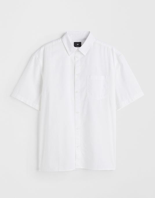 Relaxed fit sleeved shirt