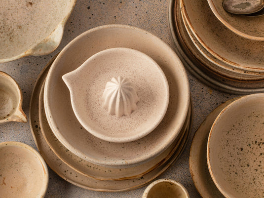 Unique handcrafted ceramic tableware creations and designs.