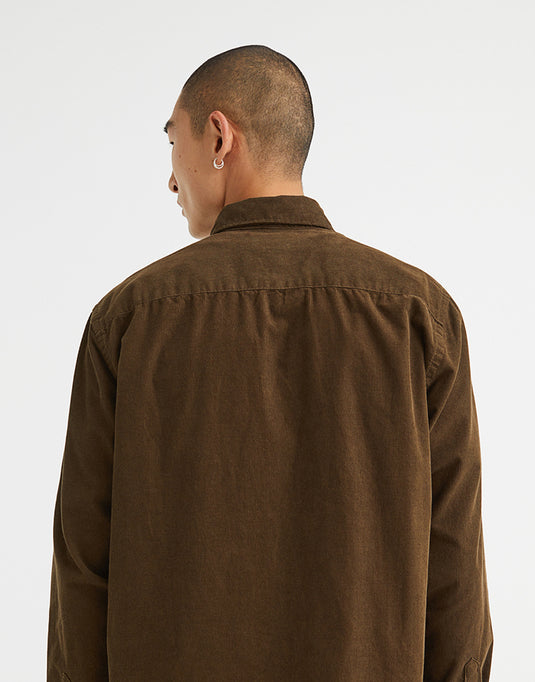 Regular fit corduroy shirt