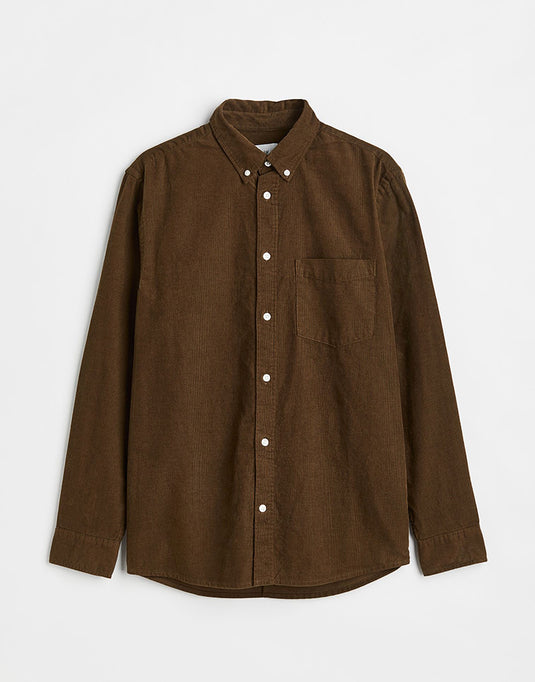 Regular fit corduroy shirt